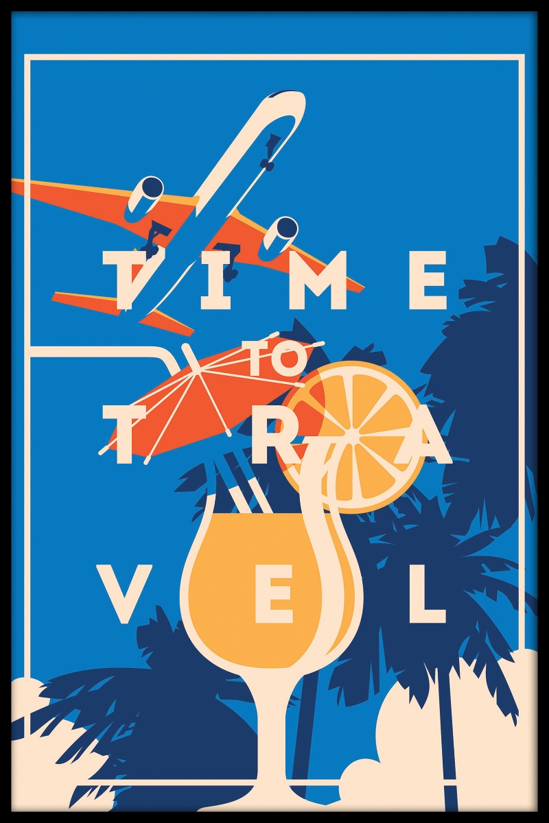 Time to Travel Vintage N02 juliste