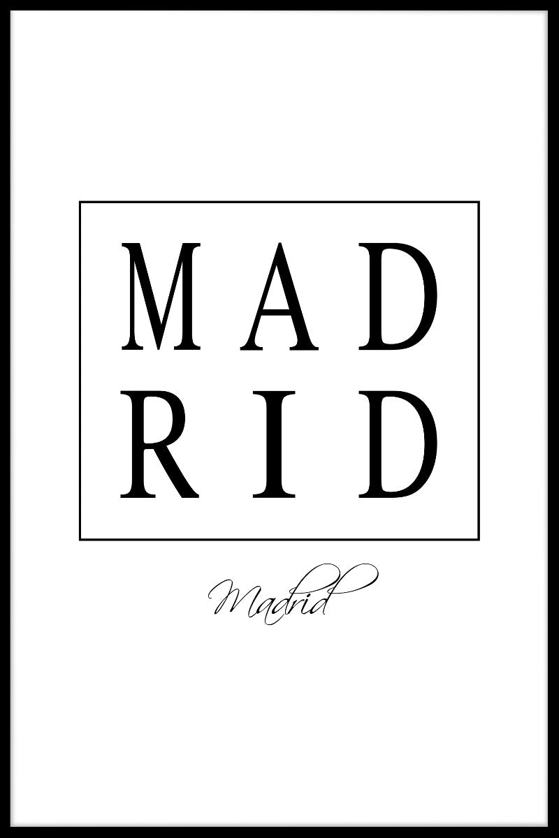 Madrid Box Text juliste