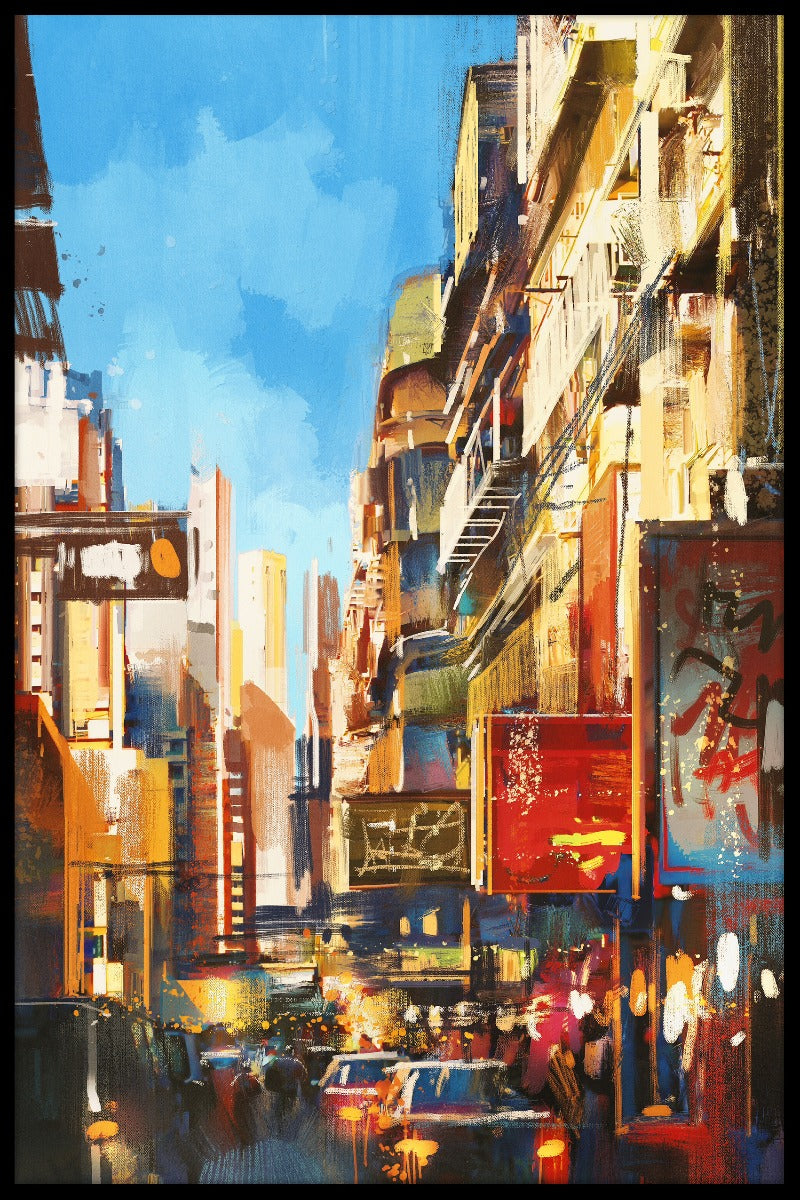 City Street Painting N05 juliste