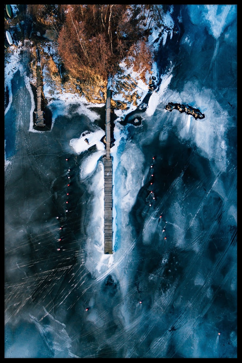 Frozen Lake Finland juliste