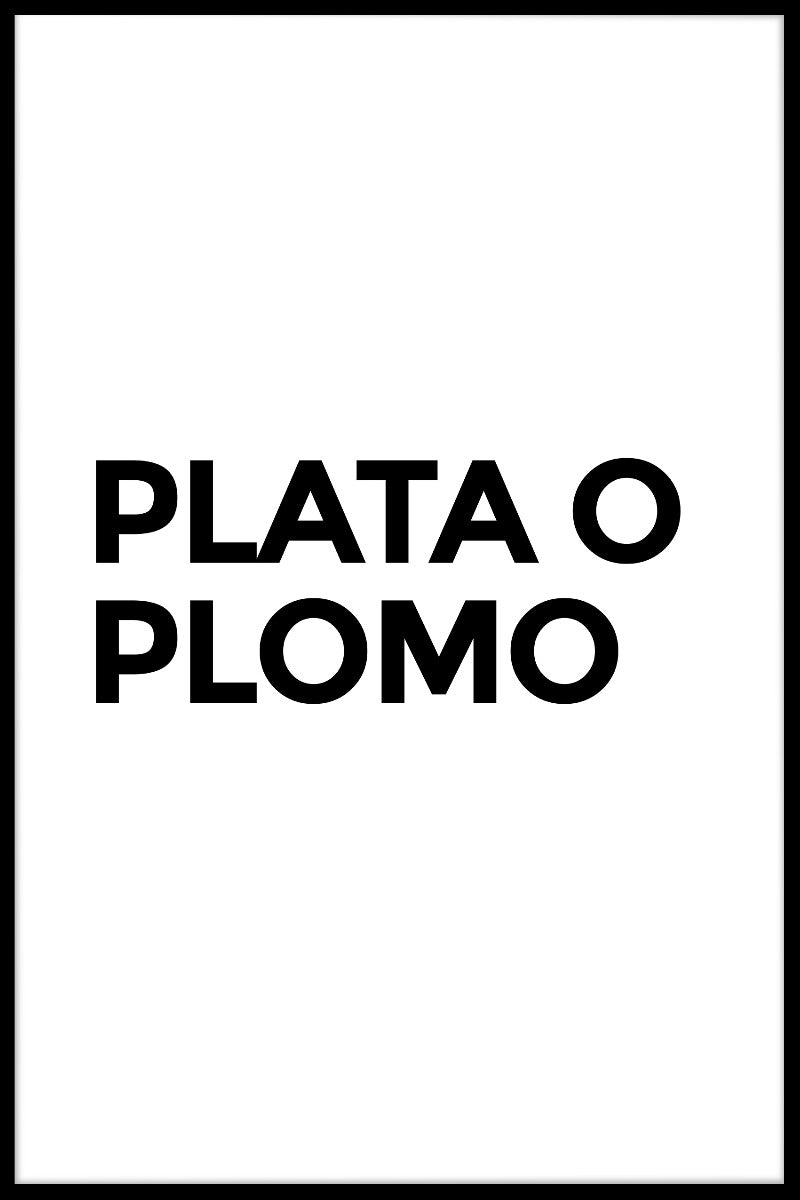 Plata o Plomo juliste