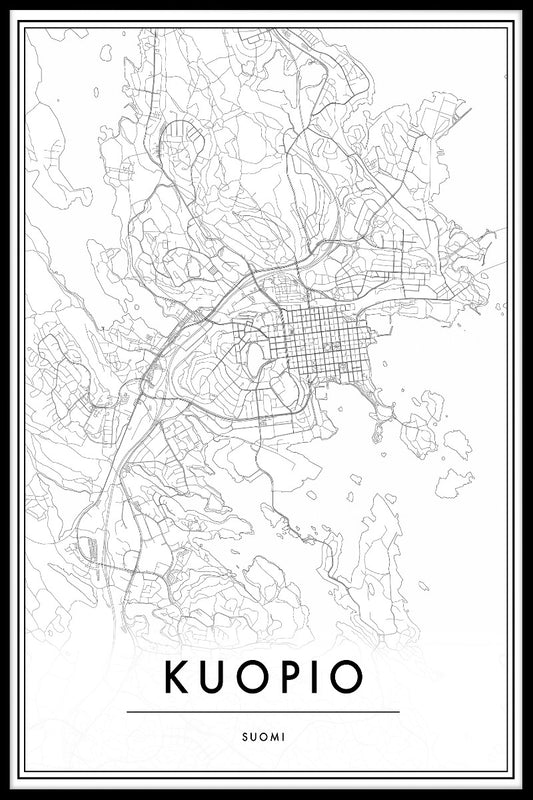 Kuopio Map juliste