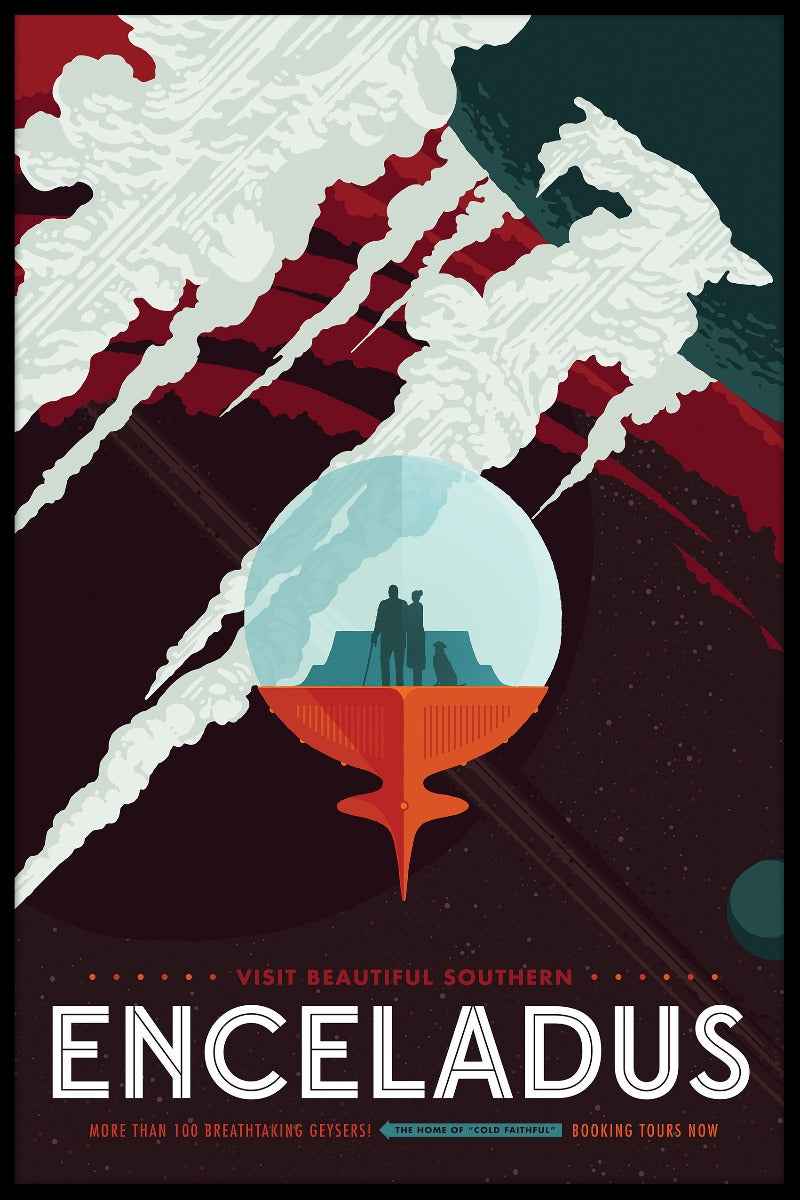 NASA Enceladus juliste