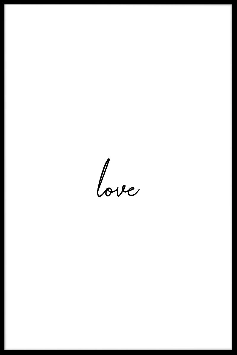 Love juliste