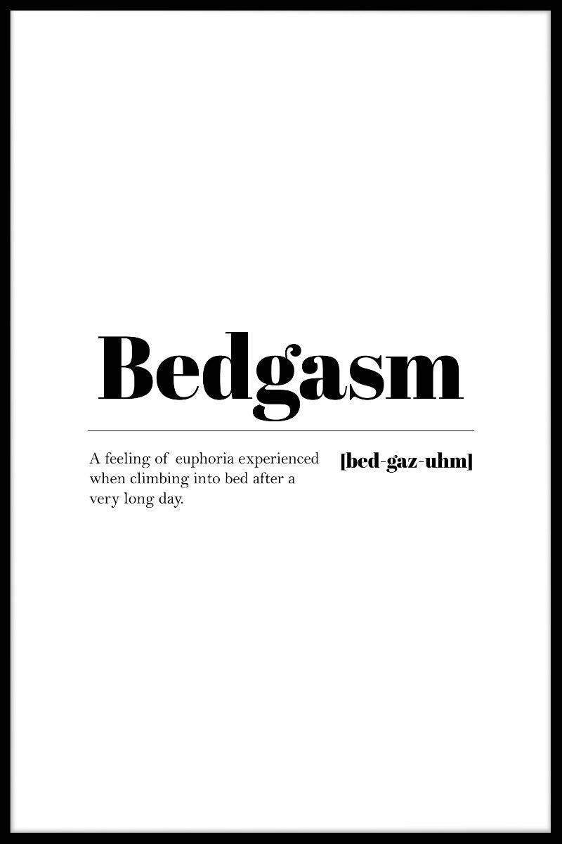 Bedgasm juliste