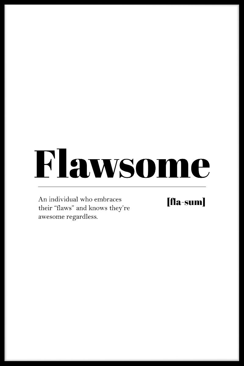 Flawsome juliste