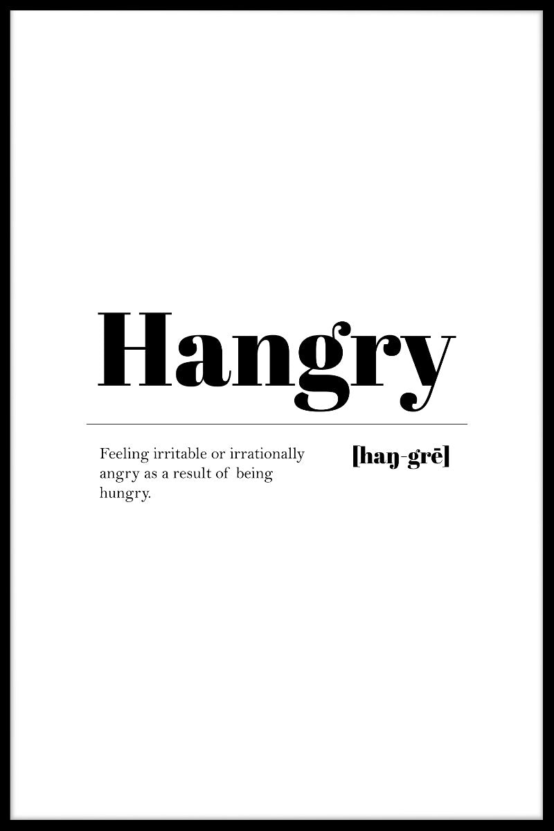 Hangry juliste