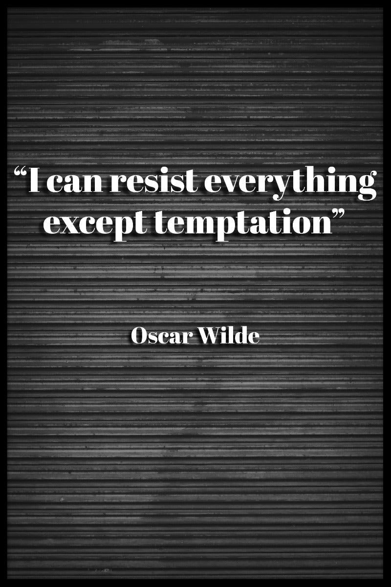 I Can Resist Everything juliste