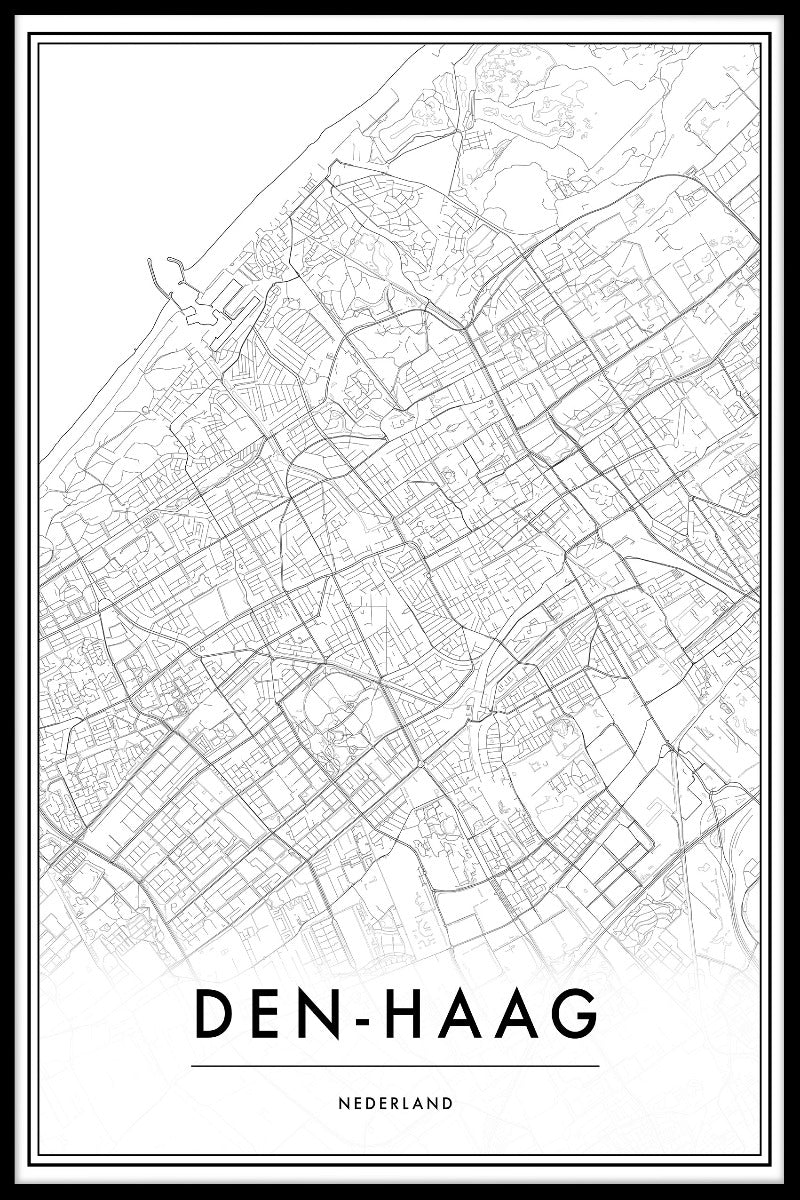 Den Haag Map juliste
