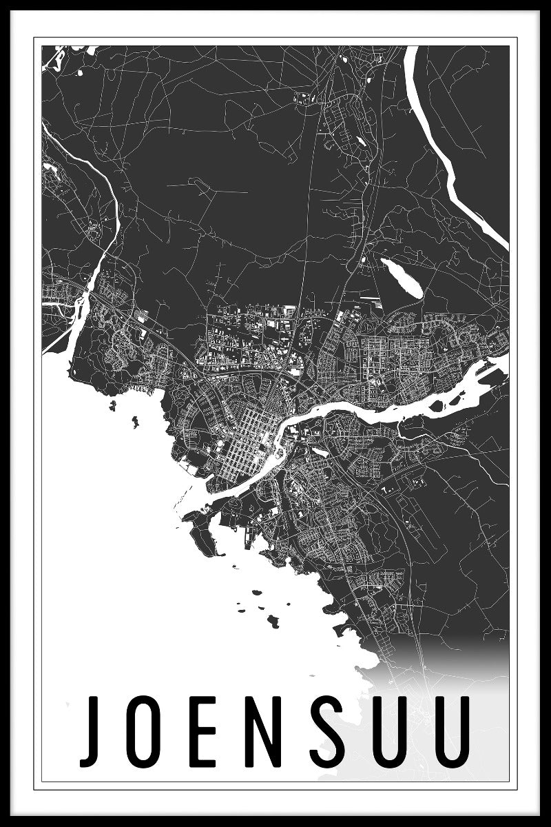 Joensuu Map juliste