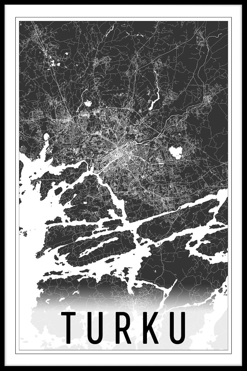 Turku Map N02 juliste