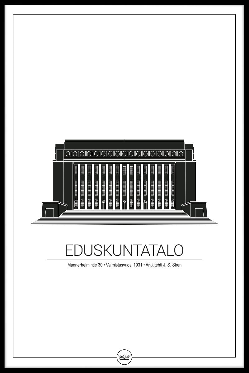 Parliament House Helsinki juliste