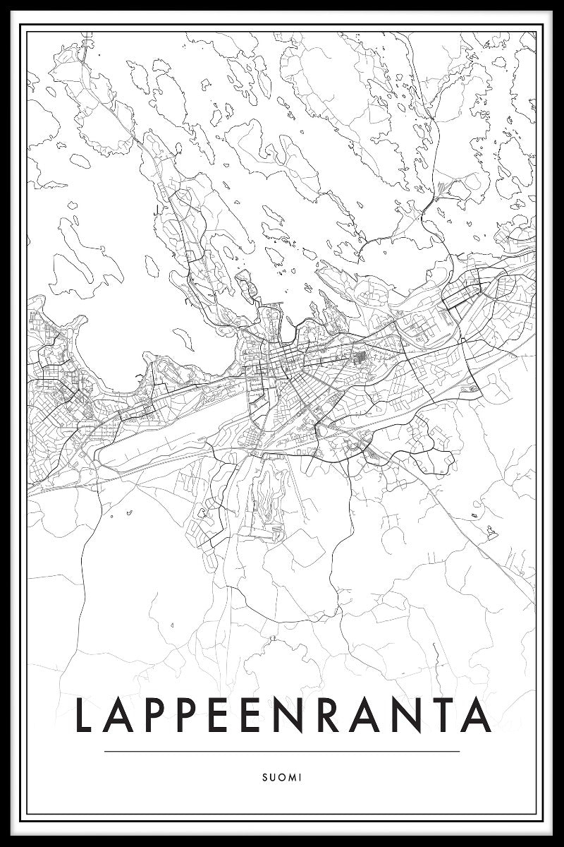 Lappeenranta Map N02 juliste