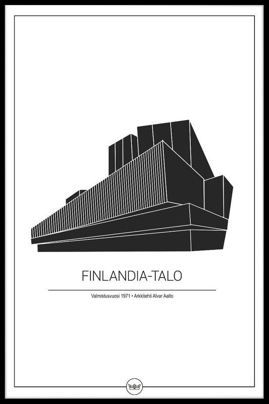 Finlandia Hall Helsinki juliste