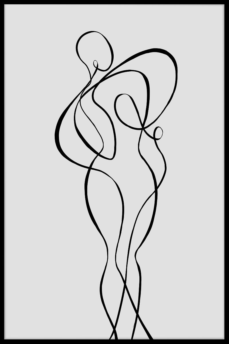 Fashion Natural Line Art N02 juliste