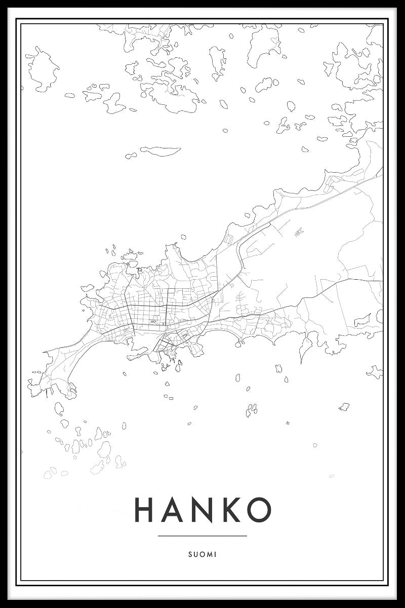 Hanko Map juliste