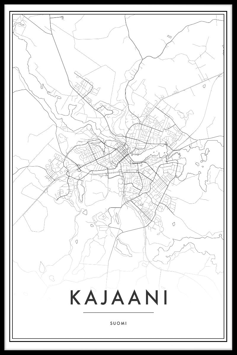 Kajaani Map juliste