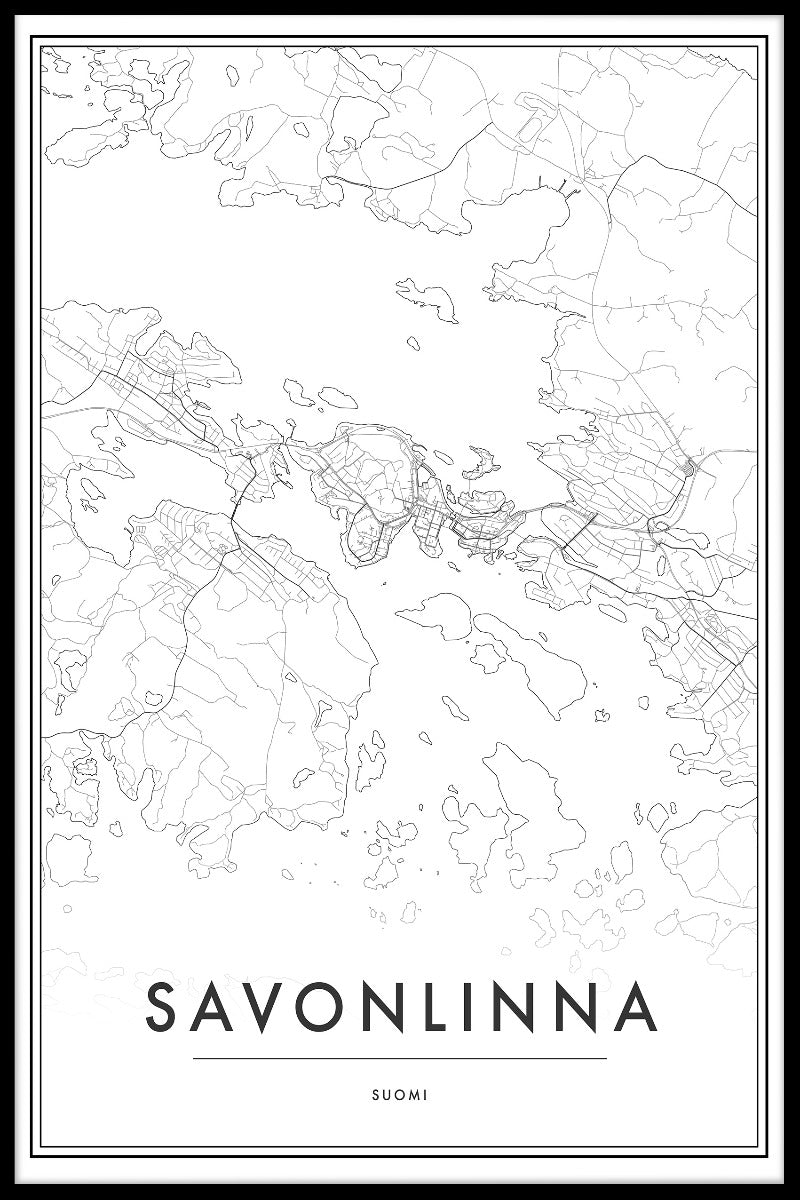 Savonlinna Map juliste