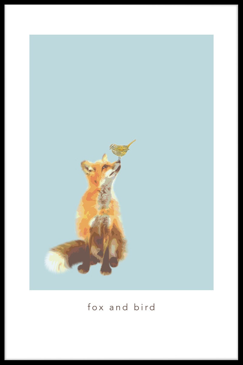 Fox and Bird juliste
