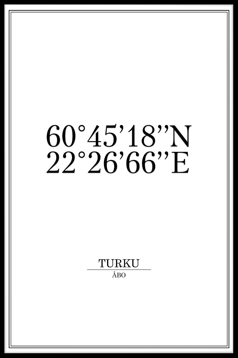 Turku Coordinates juliste