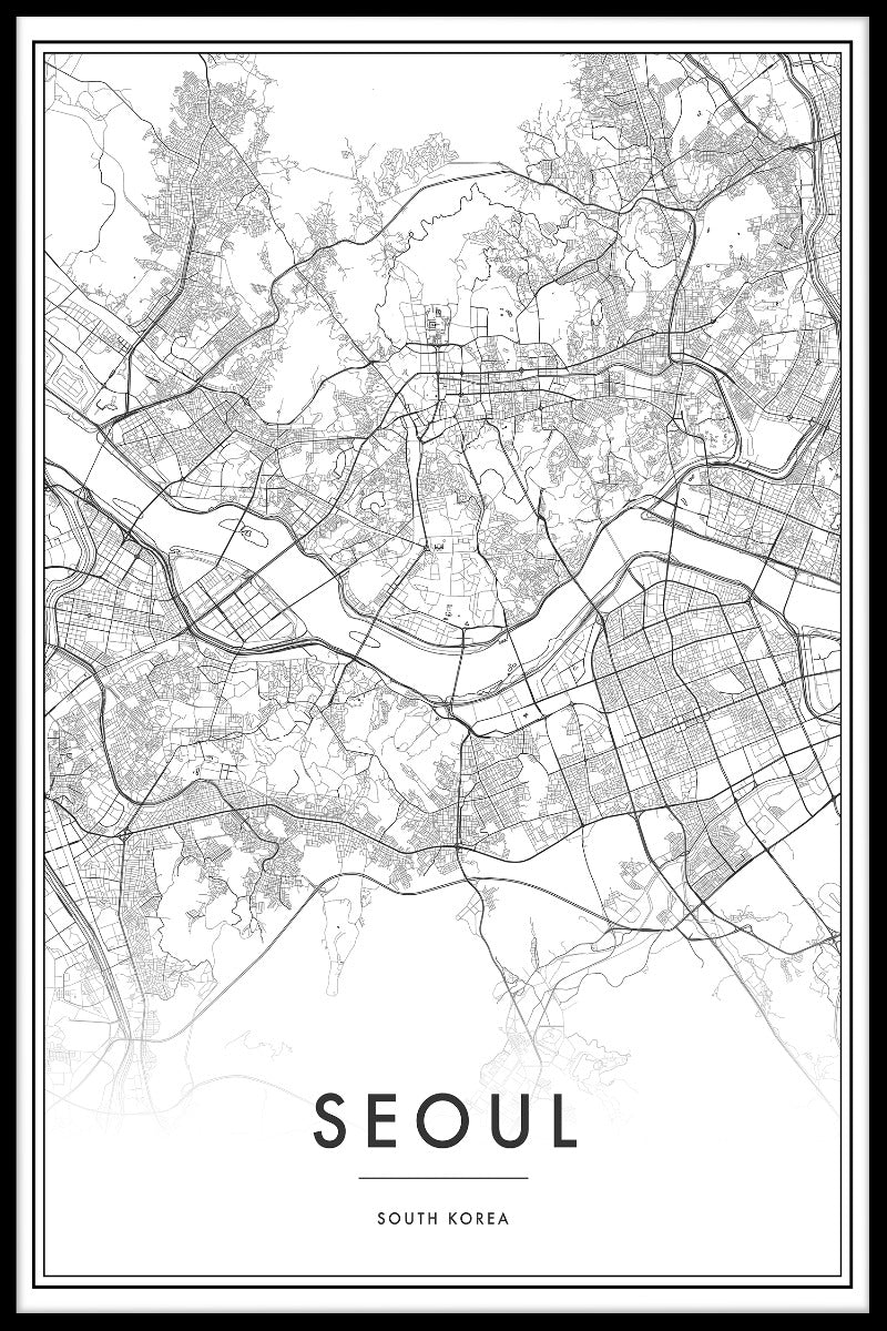 Seoul Map juliste