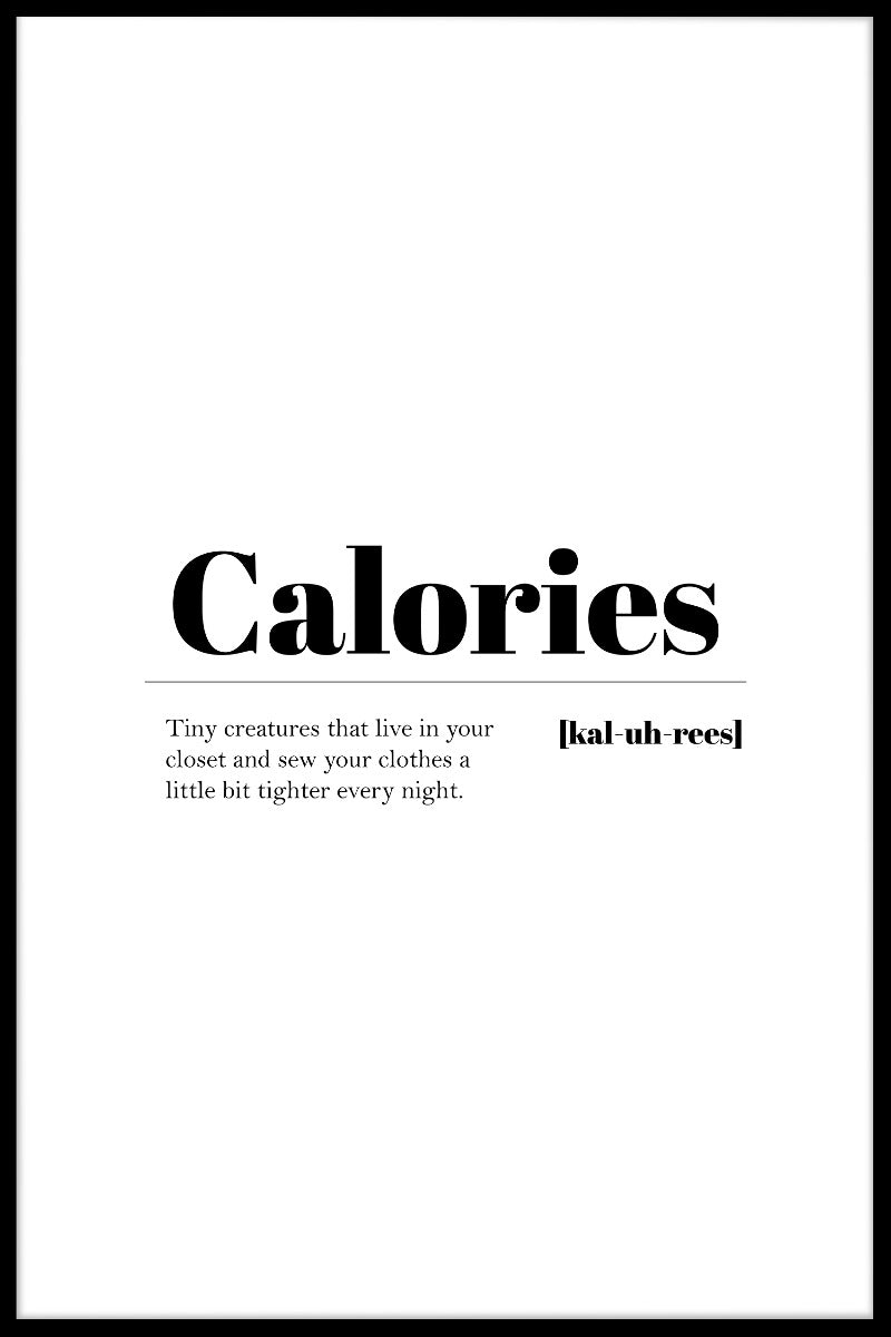 Calories juliste