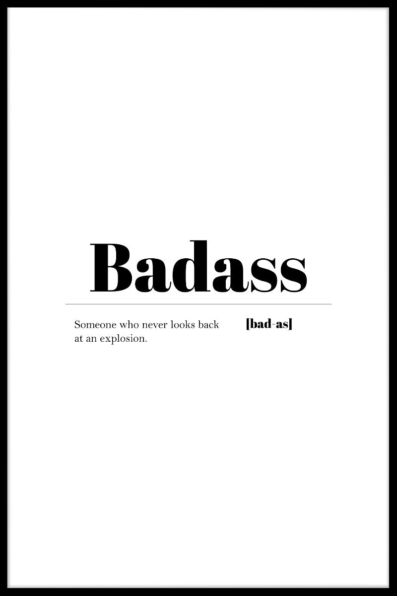 Badass juliste