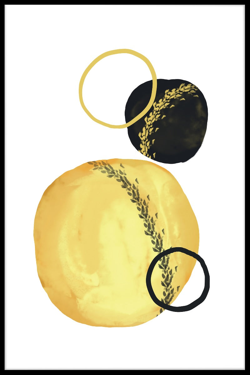 Abstract Circles juliste