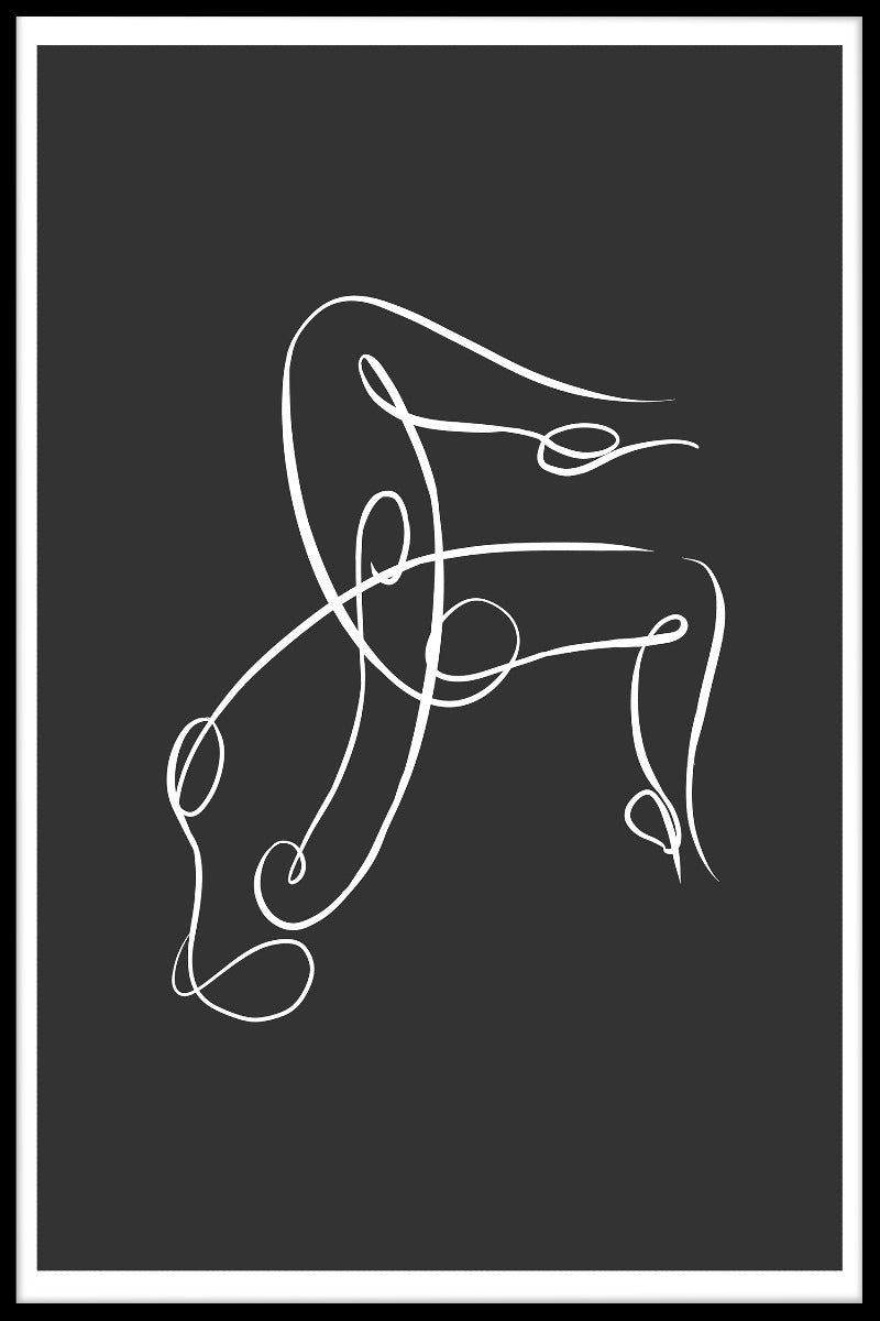 Motion Line Art N03 juliste