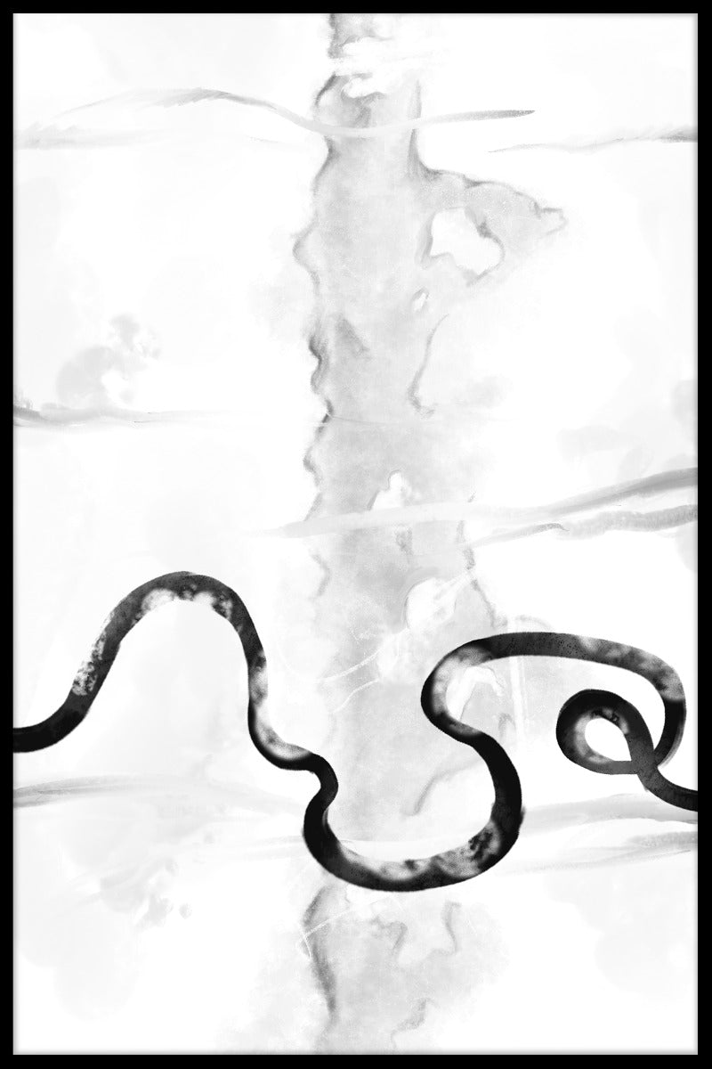 Abstract Line Art N02 juliste