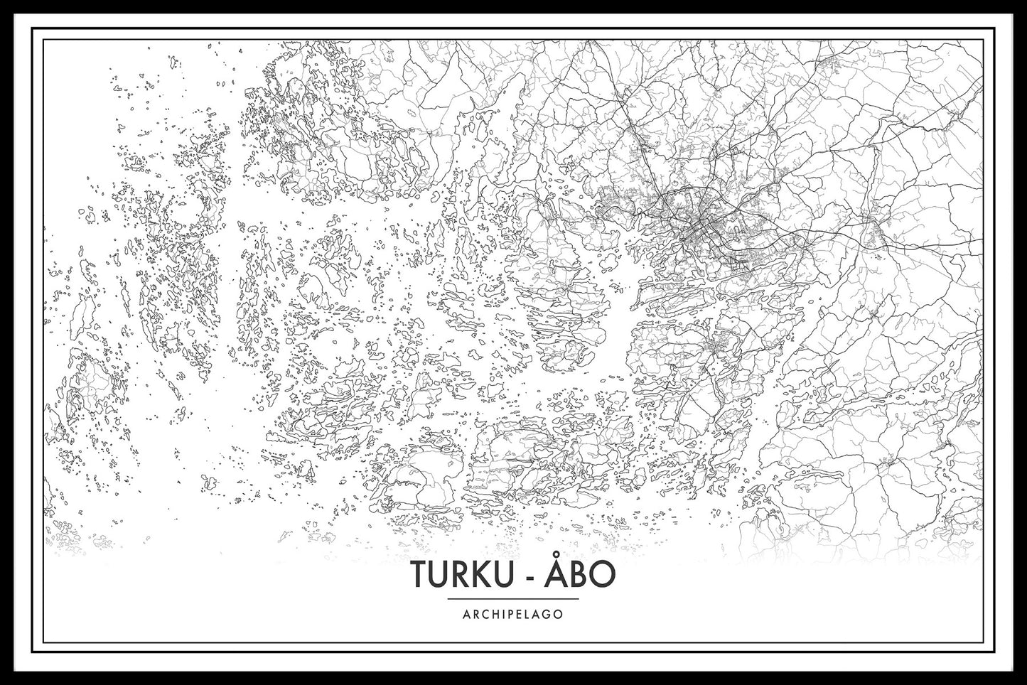 Turku Archipelago Map juliste