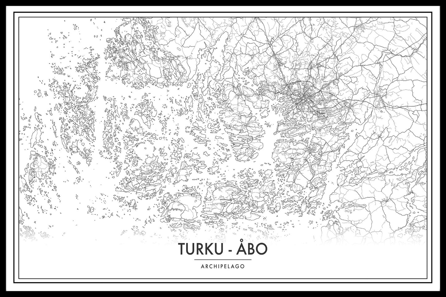 Turku Archipelago Map juliste