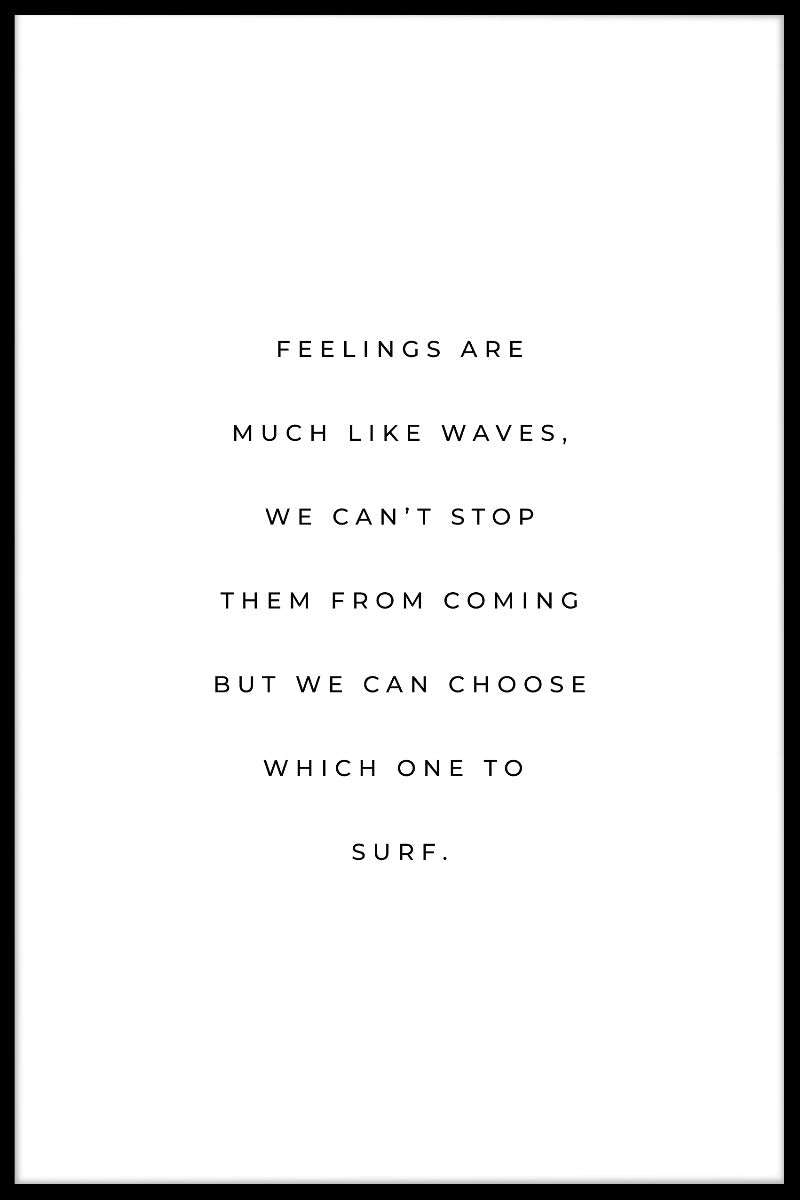 Feelings Quote juliste