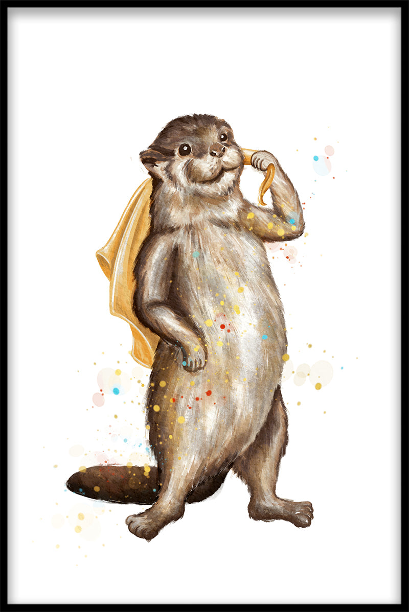 Beaver Illustration juliste