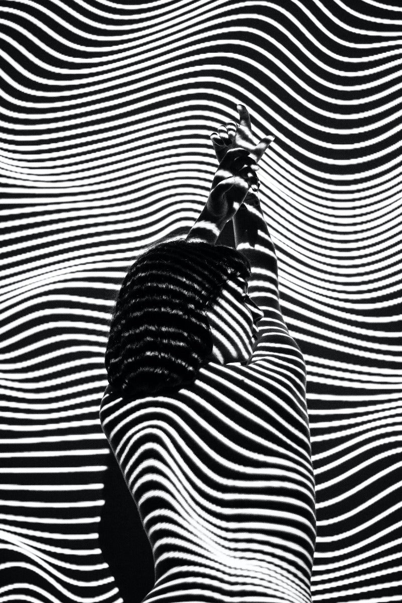 Abstract Black & White N01 juliste