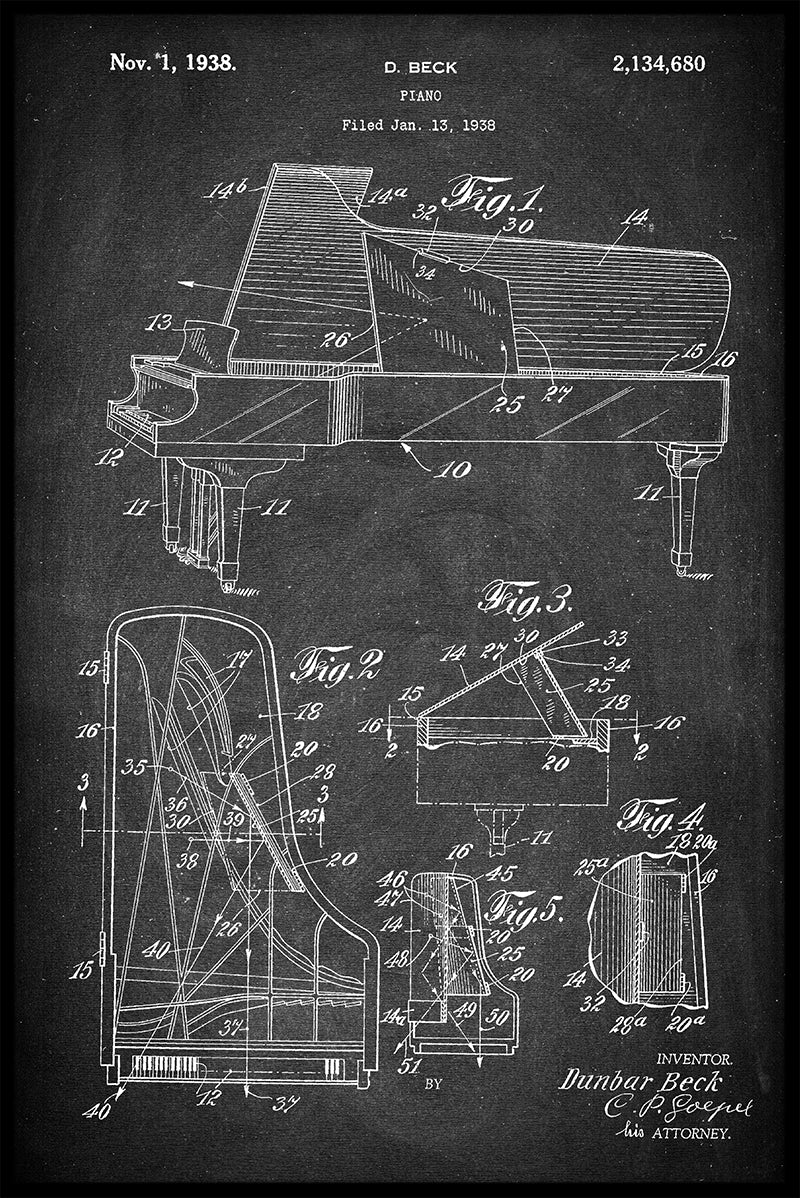 Piano Patent juliste