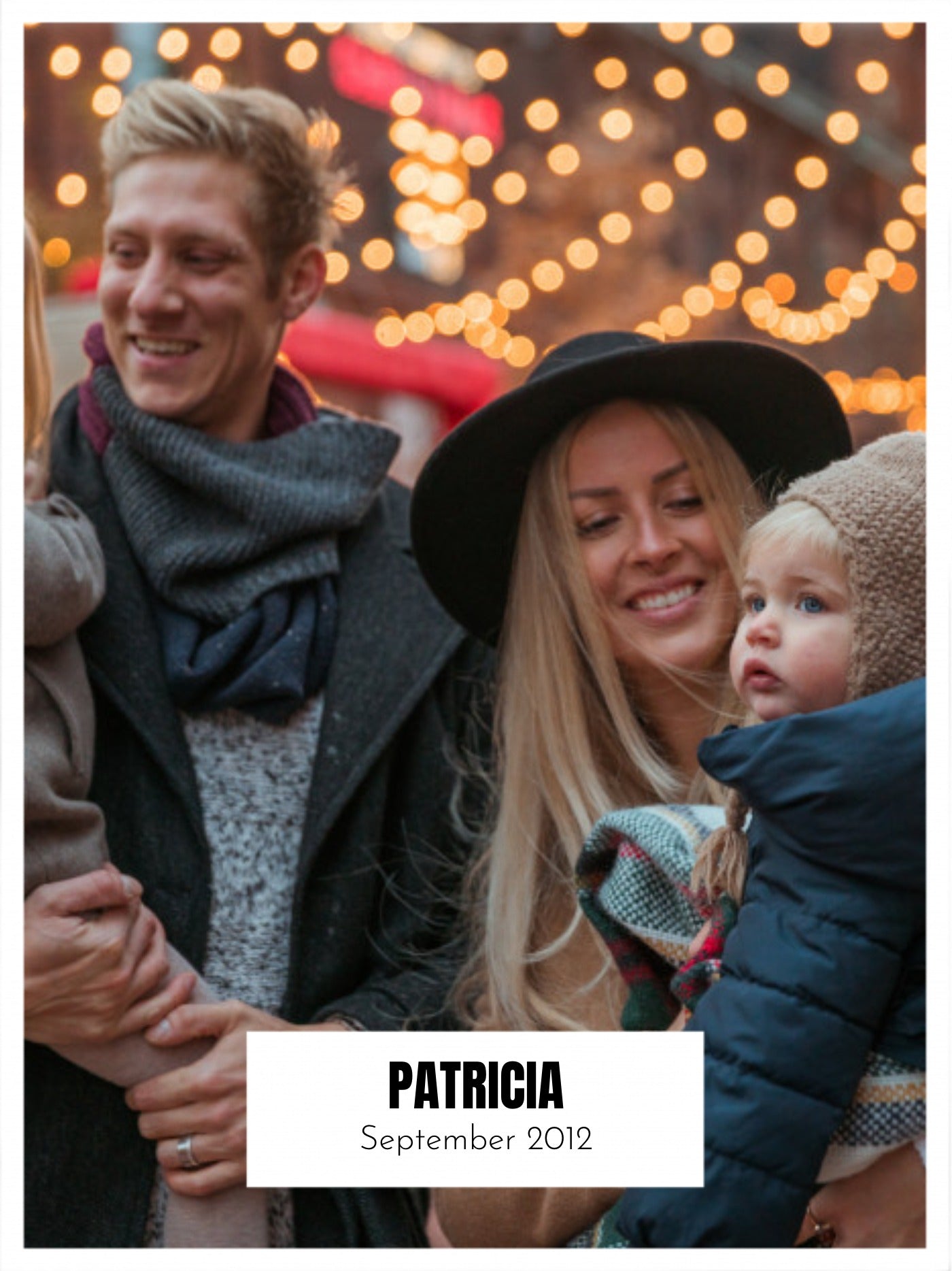 Tee valokuvajuliste tekstillä