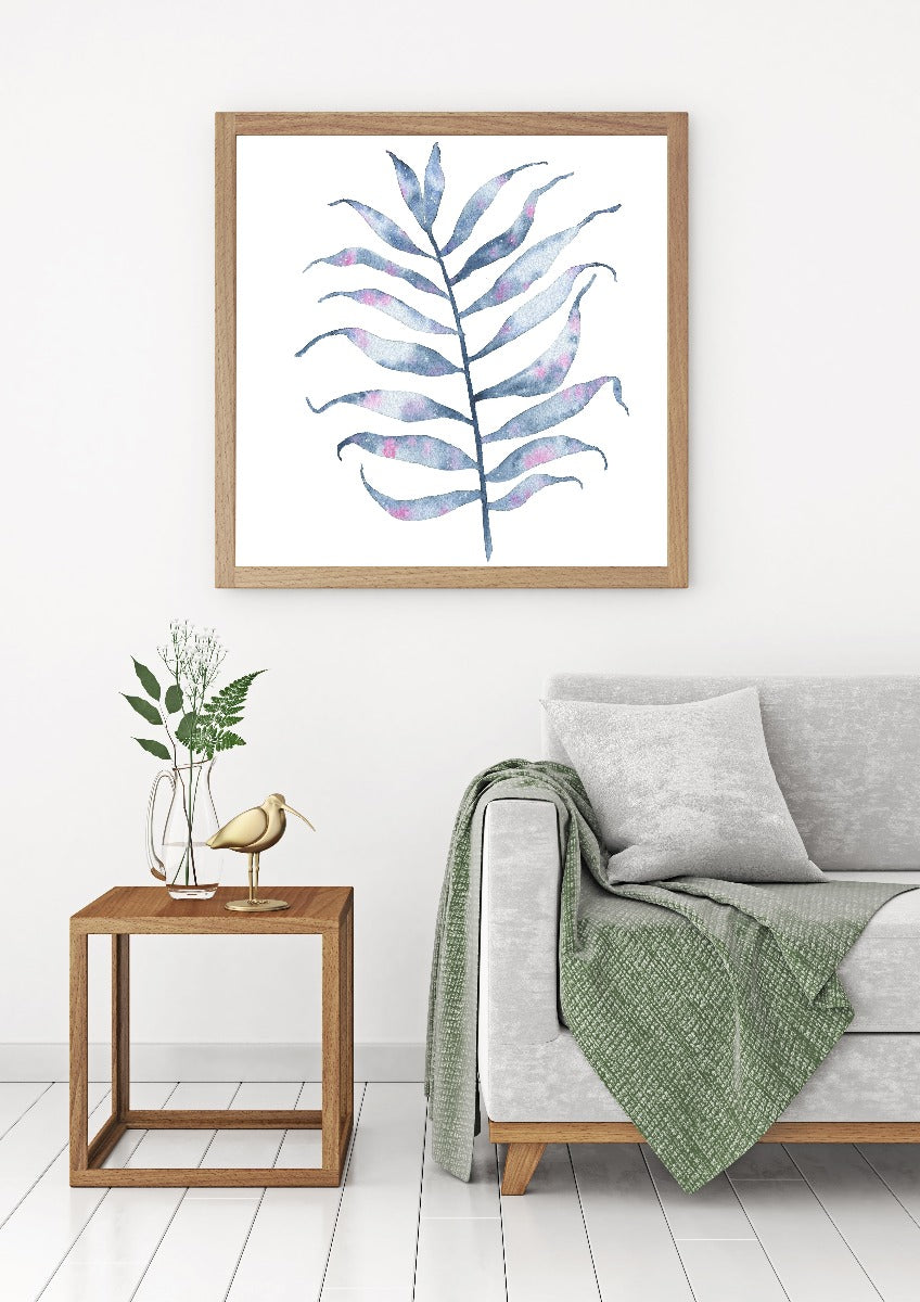 Tropical Water Color Leaf N02 juliste