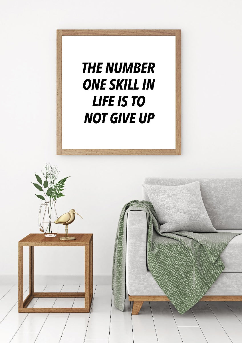 The Number One Skill In Life juliste