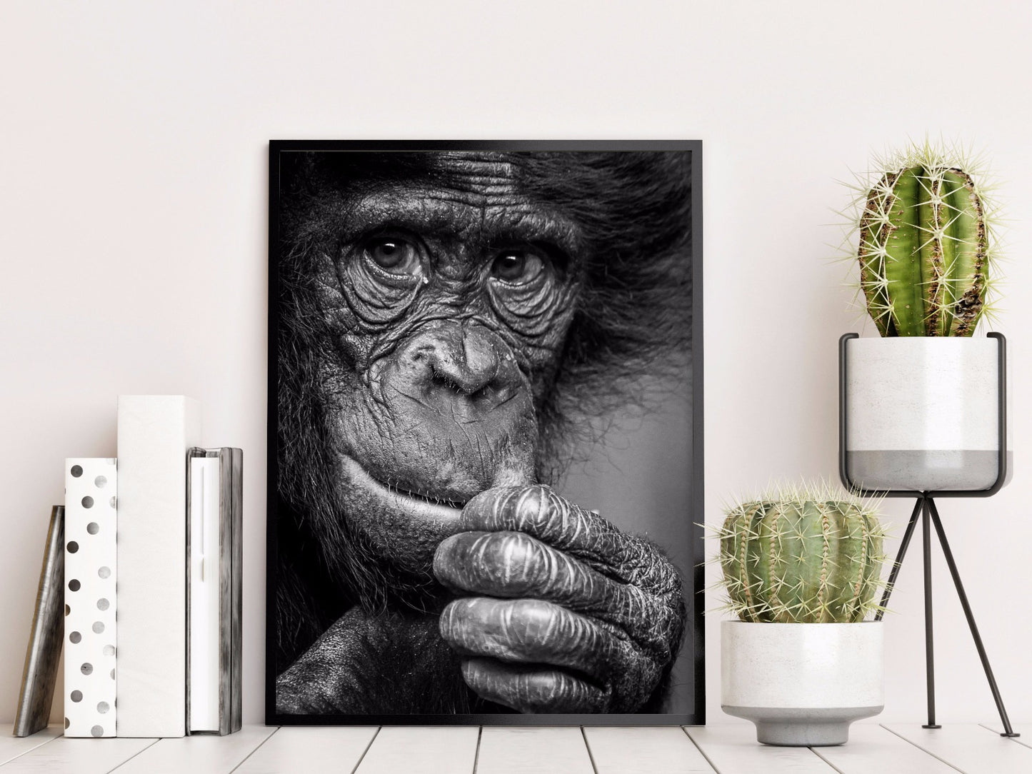 Bonobo Looking Thoughtful juliste