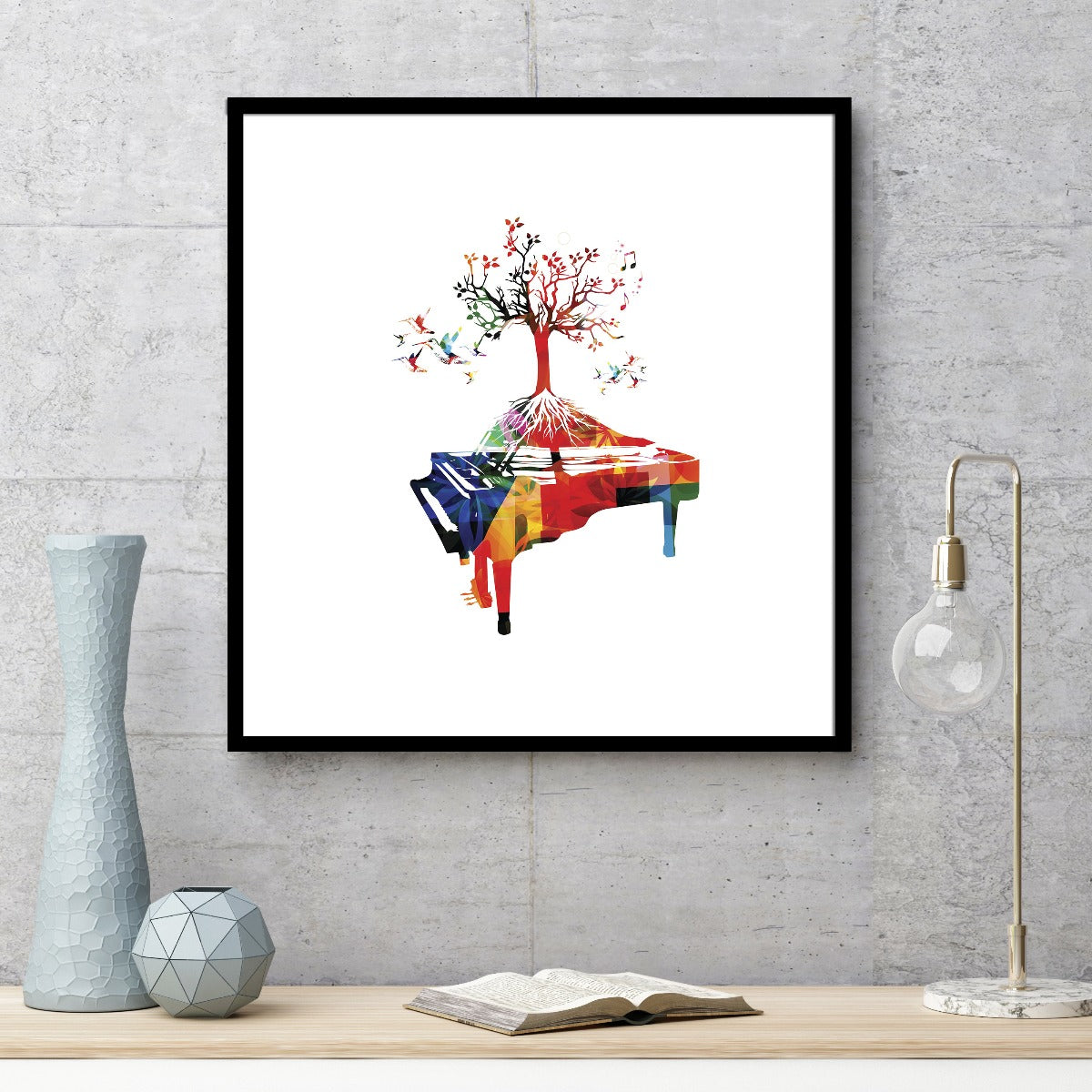 Piano Illustration juliste