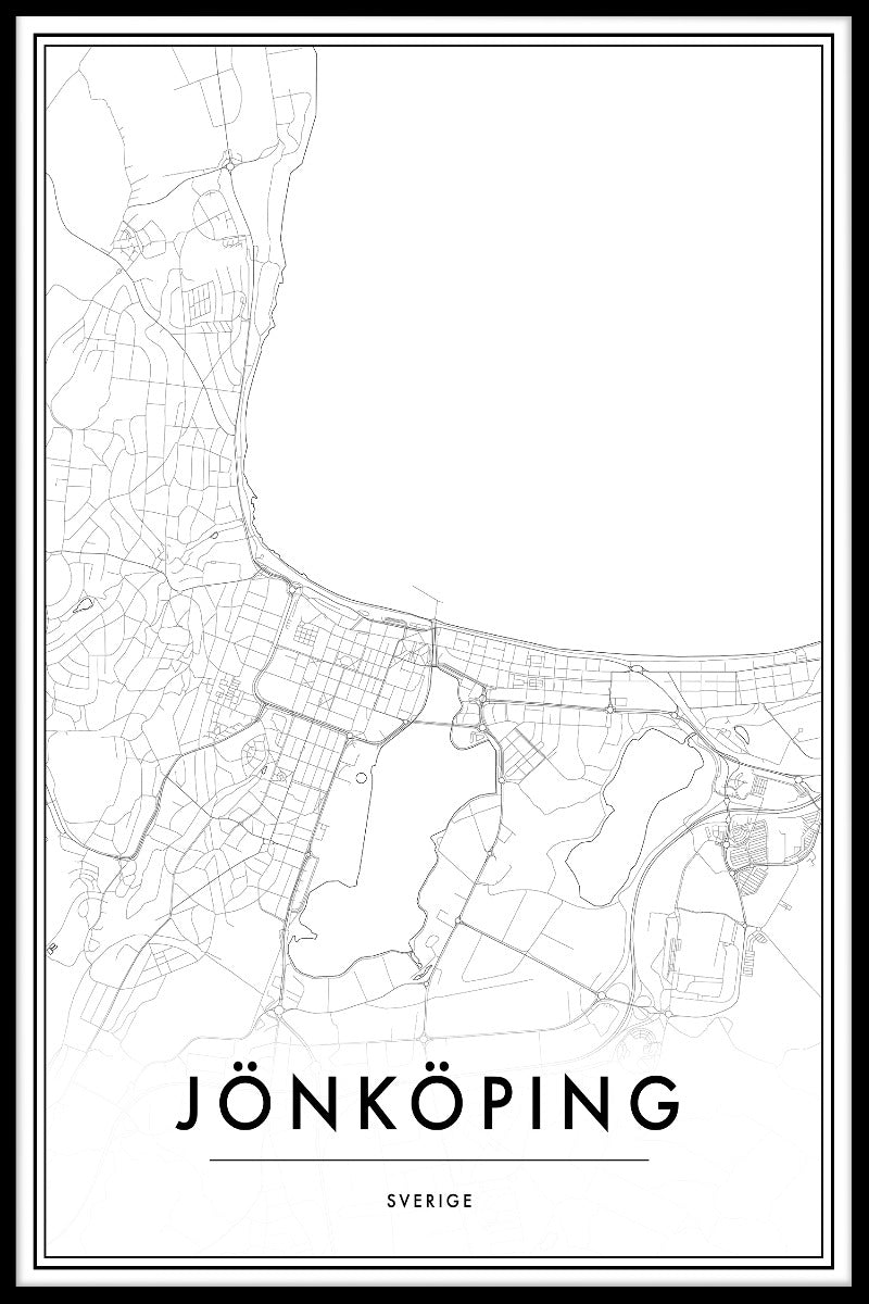 Jönköping Map juliste