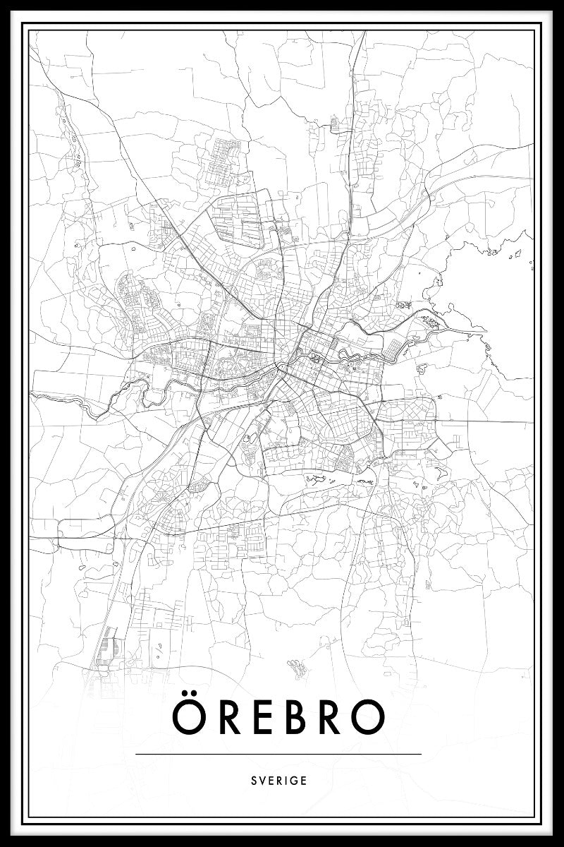 Örebro Map juliste