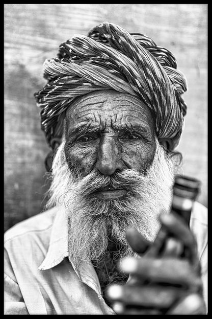 Indian Man Portrait juliste