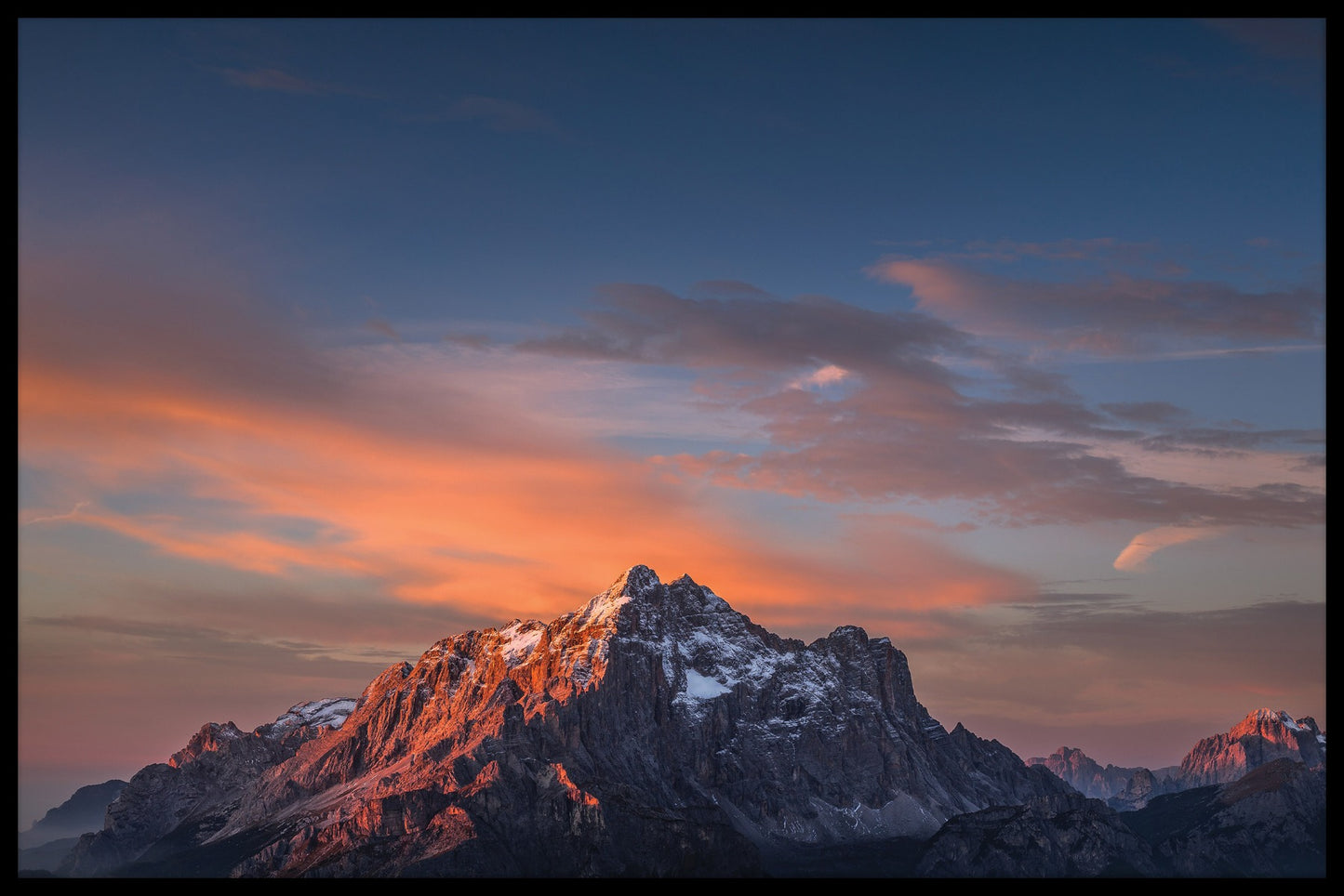 Civetta Dolomites Mountain juliste