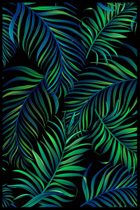 Green Palms Illustration juliste