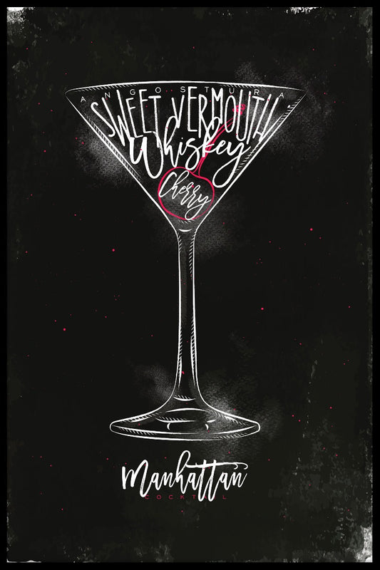 Manhattan Cocktail juliste