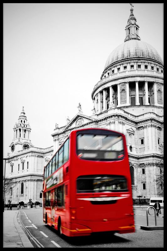 London Bus St. Pauls juliste