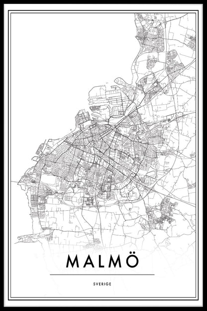 Malmö Map juliste