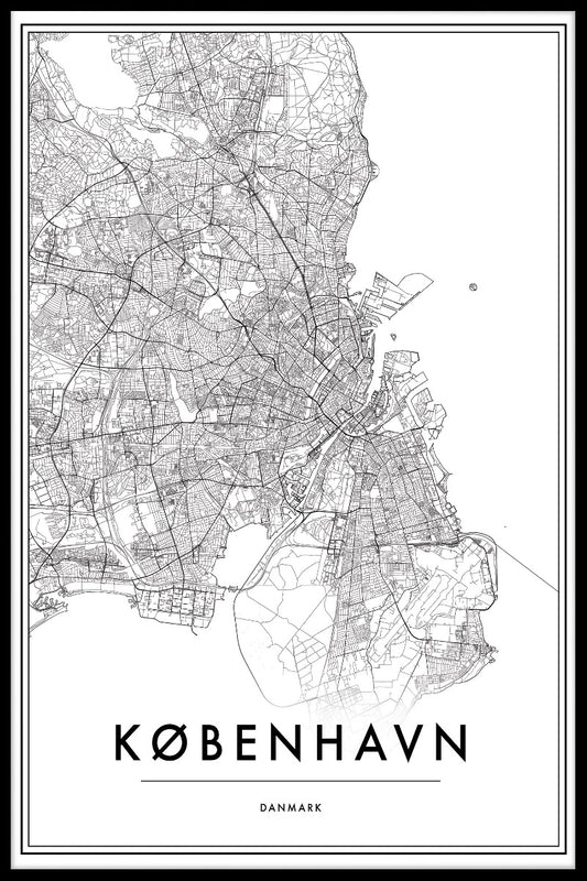 Copenhagen Map  juliste